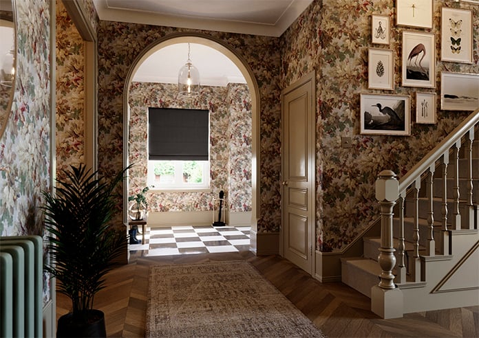 Devonshire, Charcoal - Roman Blind - Image 7